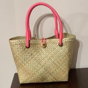 Cute Mini Straw Banig Tote Bag NEW!